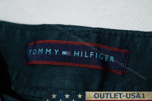 TOMMY HILFIGER Spodnie Materiałowe Roz: 8 ZIELONE Marka Tommy Hilfiger