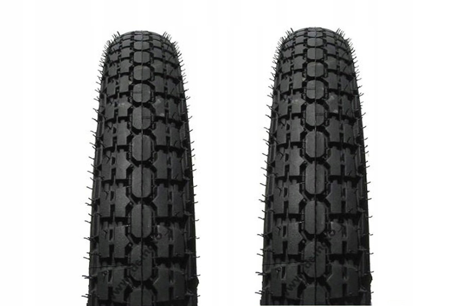

2 X Opona 19 X 3.50 Mitas H-02 H02 Junak Dętka