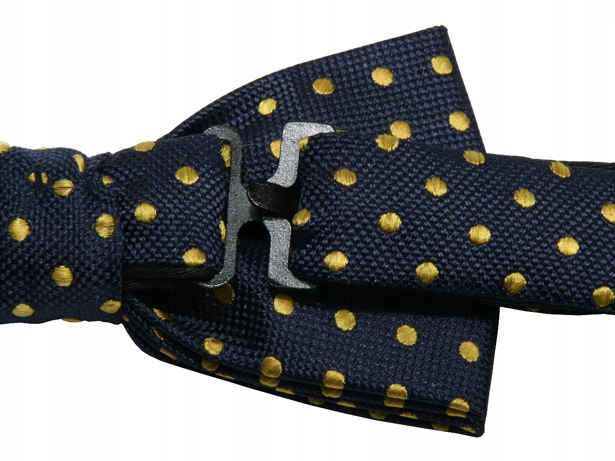 MUCHA MUSZKA GRANATOWA W KROPKI Z POSZETKĄ Model $42