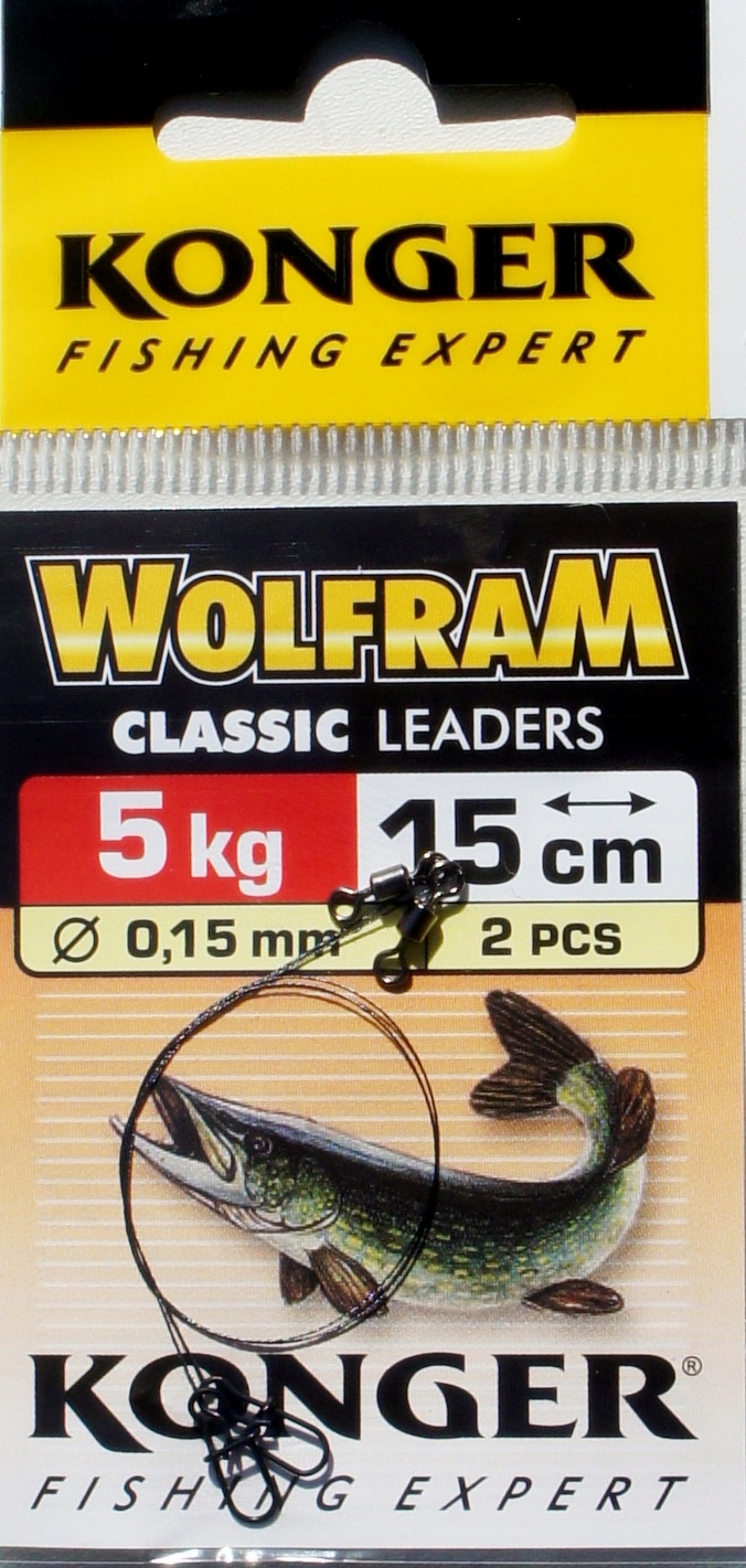 

Przypon Przypony Wolfram Konger 15cm 5 kg