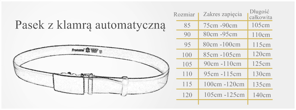 POLSKI PASEK CZARNY Męski Skóra GRATIS PC68 Marka inna