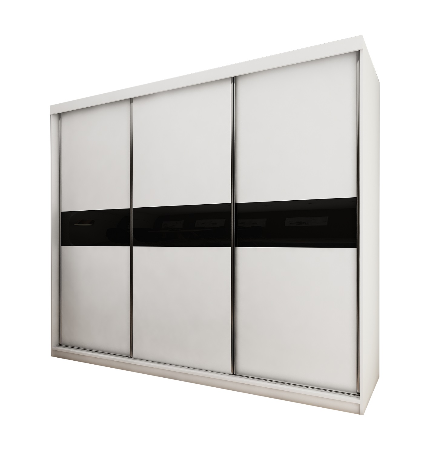 Skříň posuvná Barcelona B-4 250 Bílá Sonoma