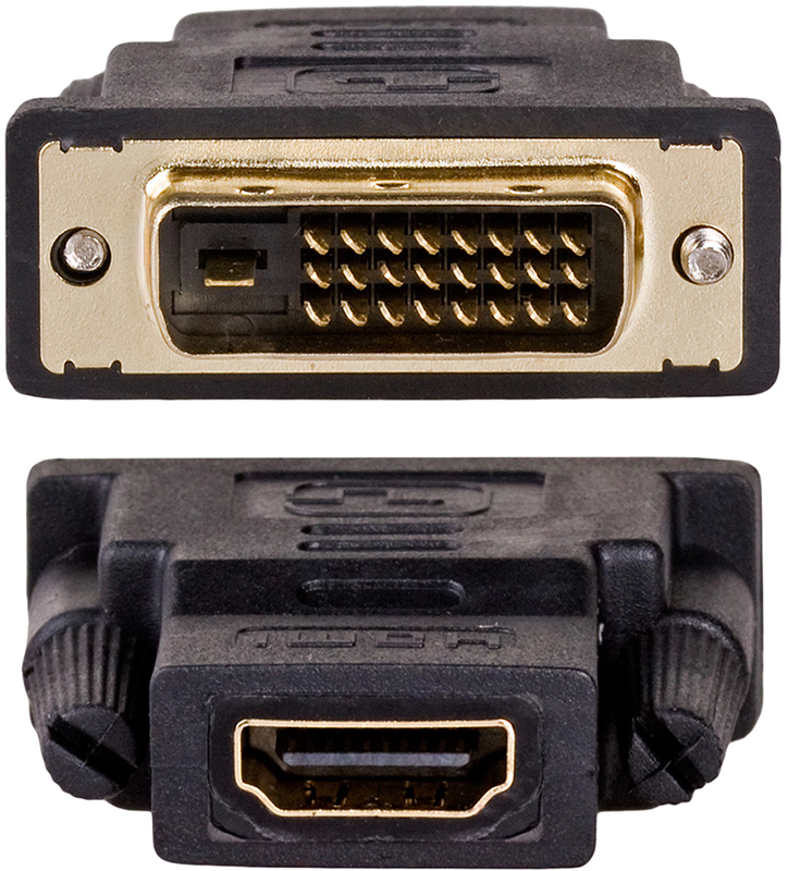 

Adapter Przejściówka Dvi-hdmi 24+1 Gold Dual Link