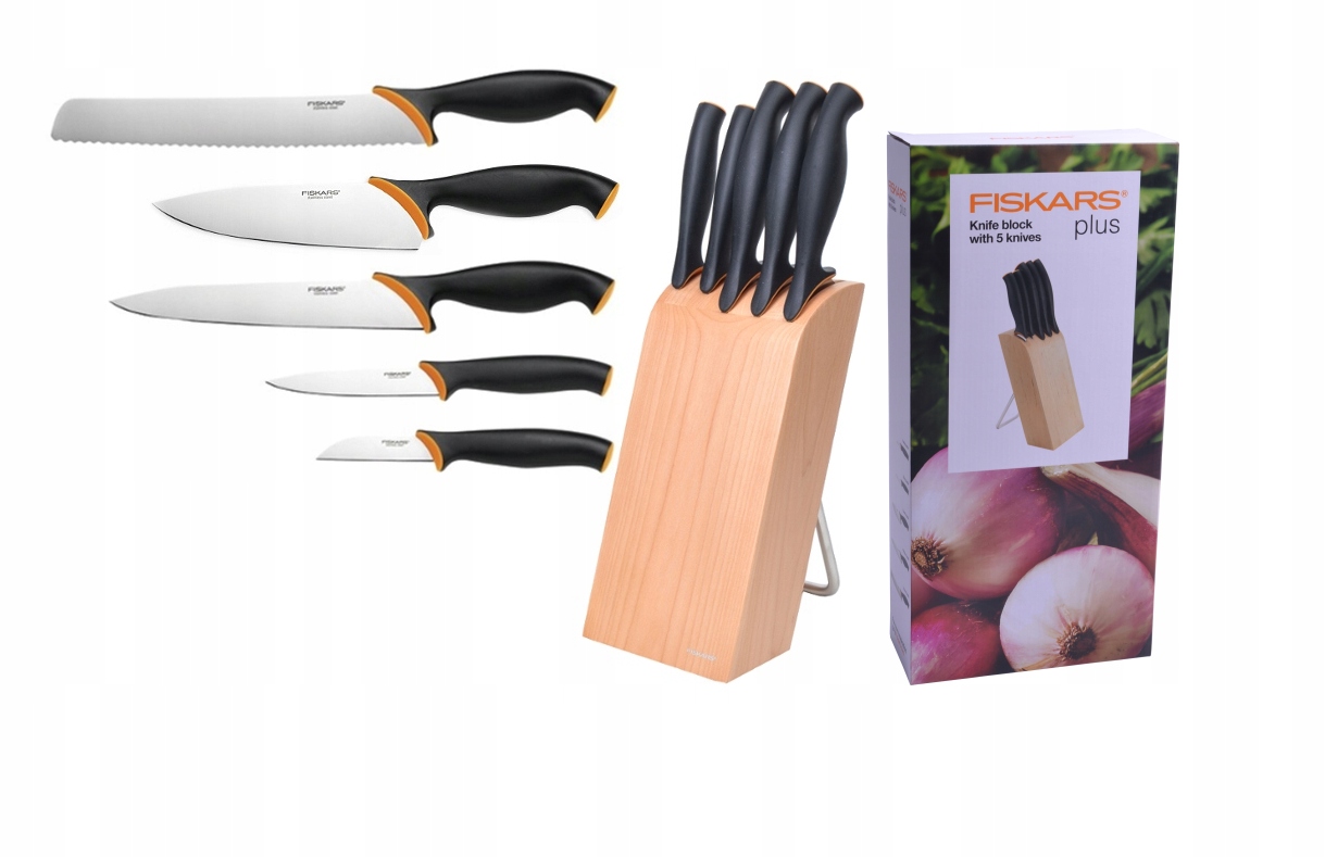 

Zestaw 5 Noży Fiskars Nóż Blok 857197 Legendarny