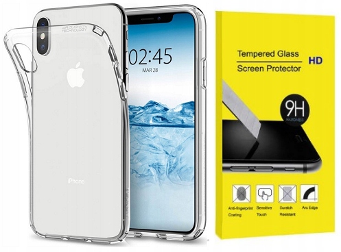 

Spigen Liquid Crystal Etui Do Iphone X/xs +szkło