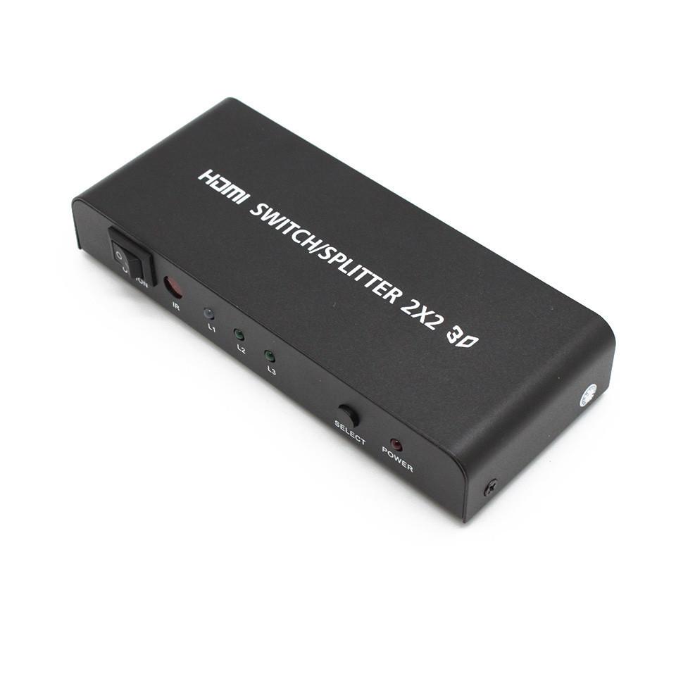 Switch Splitter HDMI 2x2 3D MATRIX 2/2 pilot Wwa Model Matrix HDMI 2 x 2