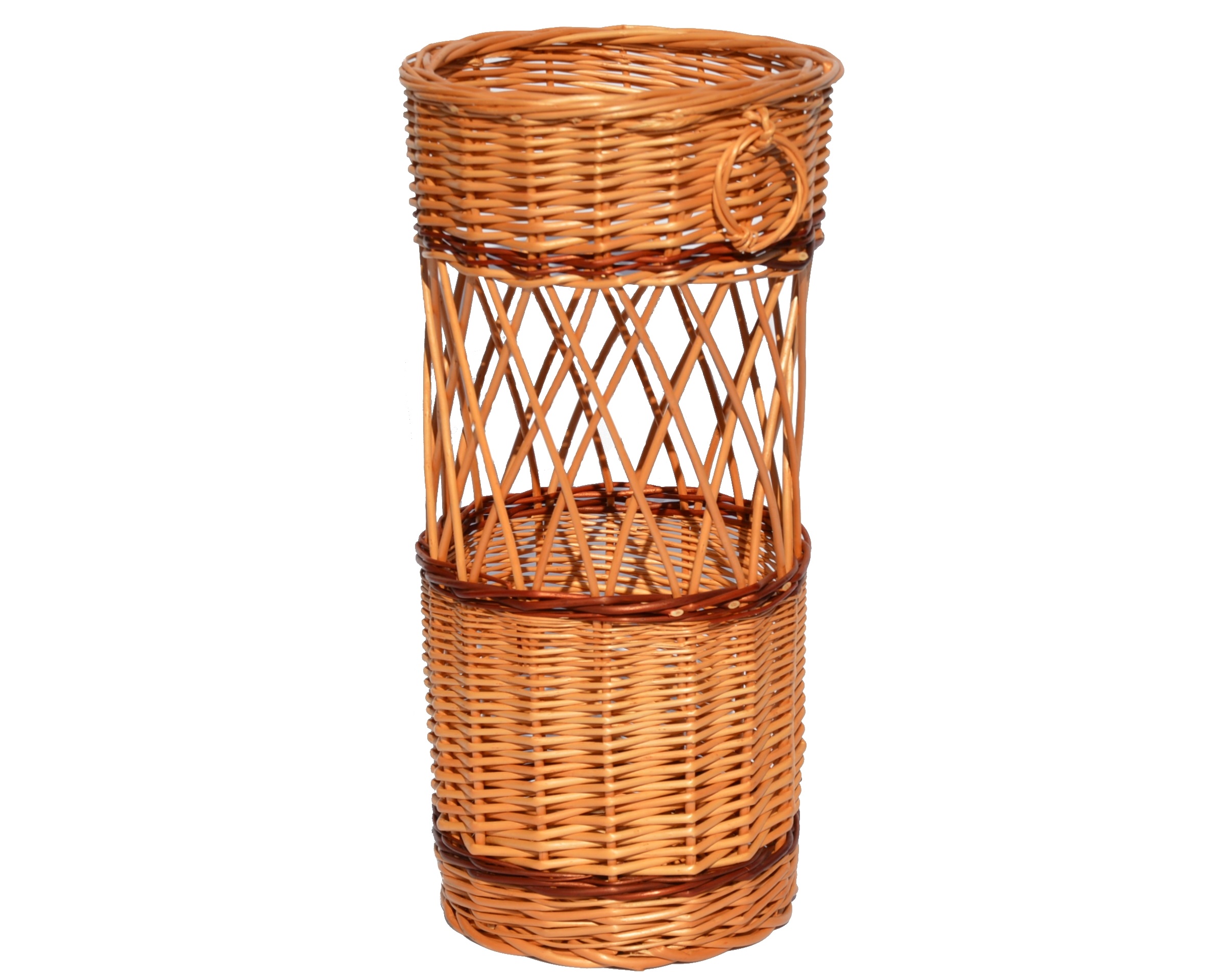 Wiklinowy kosz na parasol Koszyk na parasolki