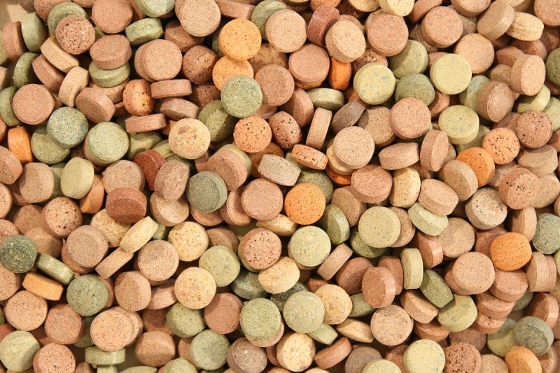 Levně Glopex Mix-tablet Vícesložkové Tablety Krmivo Pro Ryby 1000 G 1 Kilogram