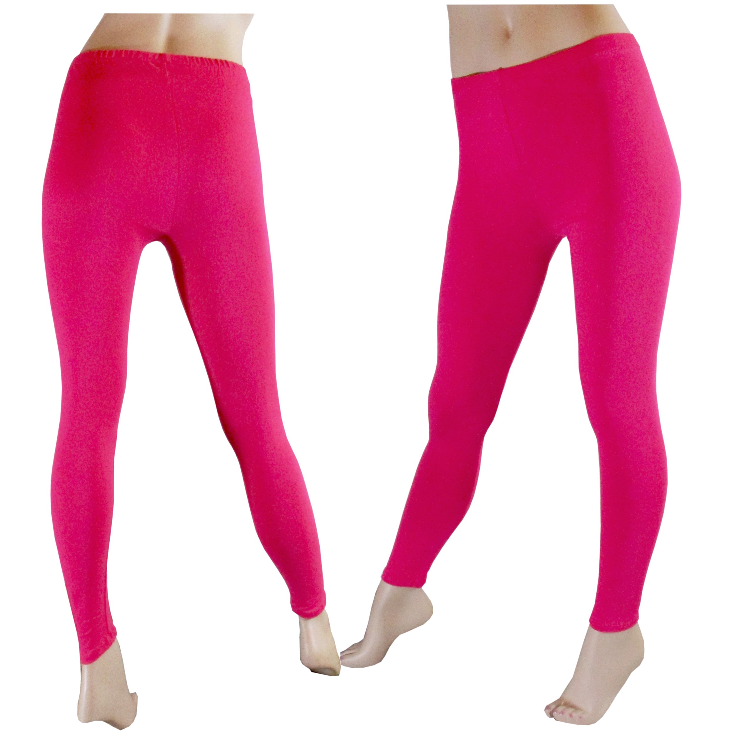 

Legginsy getry długie różowe XL bawełniane