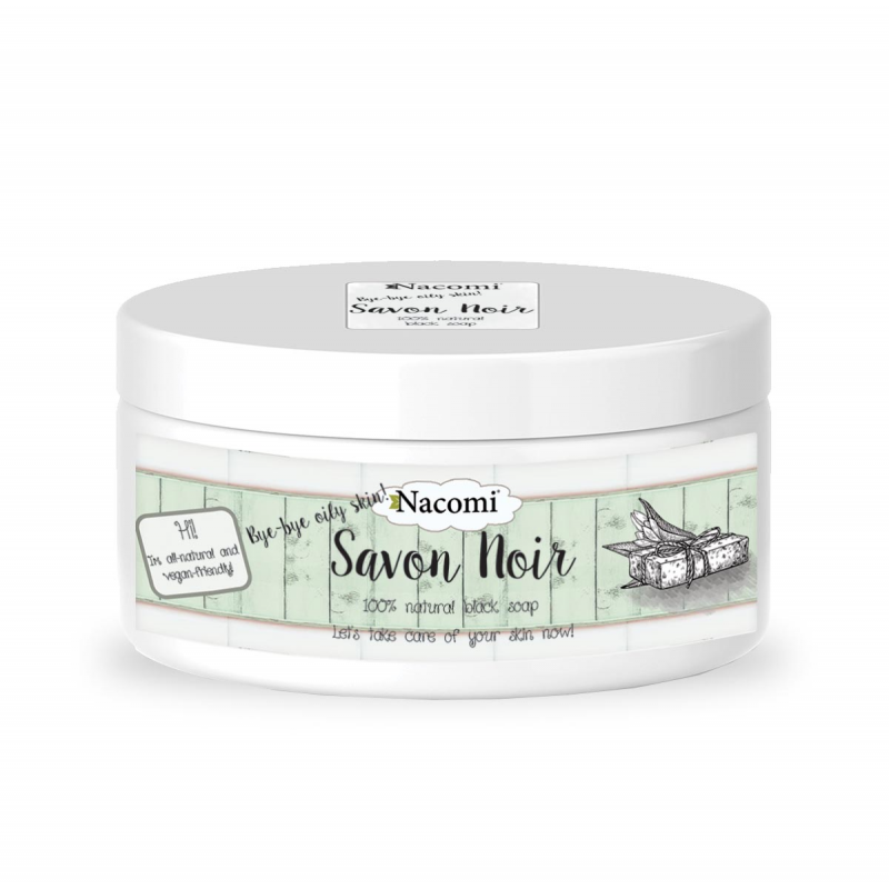 

Nacomi Czarne Mydło 100% Naturalne Savon Noir 120g