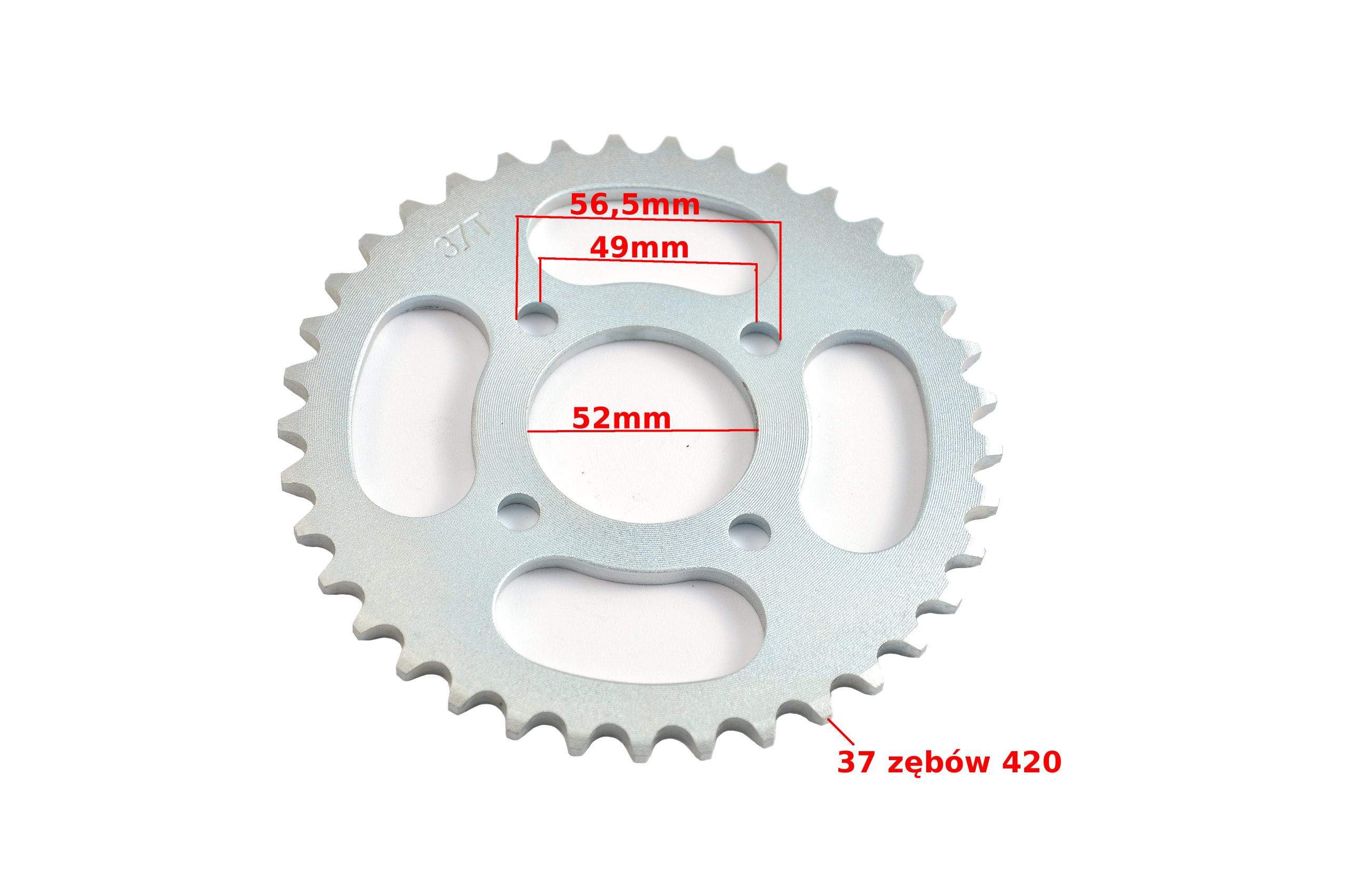 ZĘBATKA TYLNA TYŁ CROSS 4T 110 125 37Z 420 Producent Acme