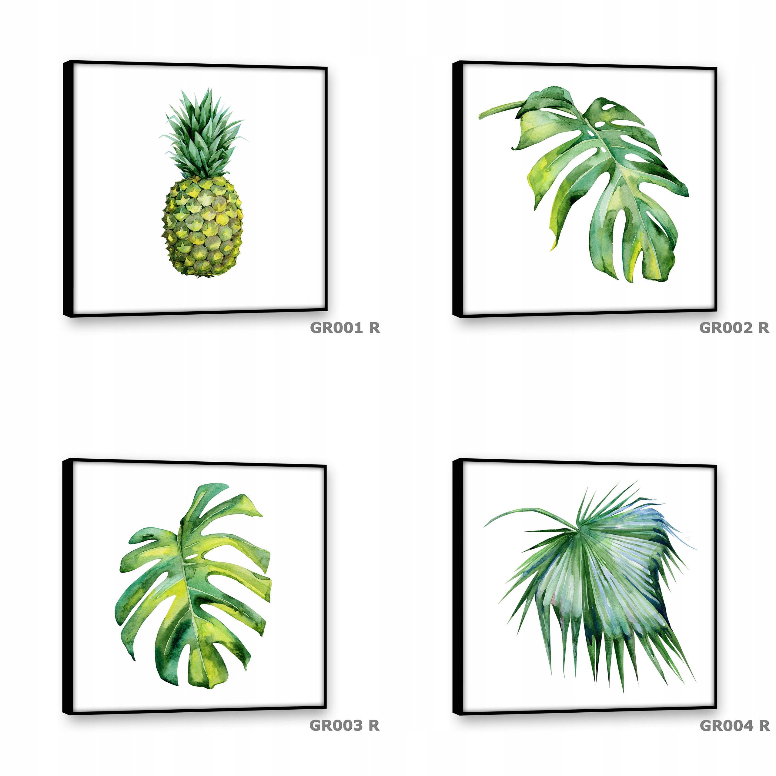 Obrazy na płótnie 30x30 Obraz Nowoczesny LIŚĆ Marka inna