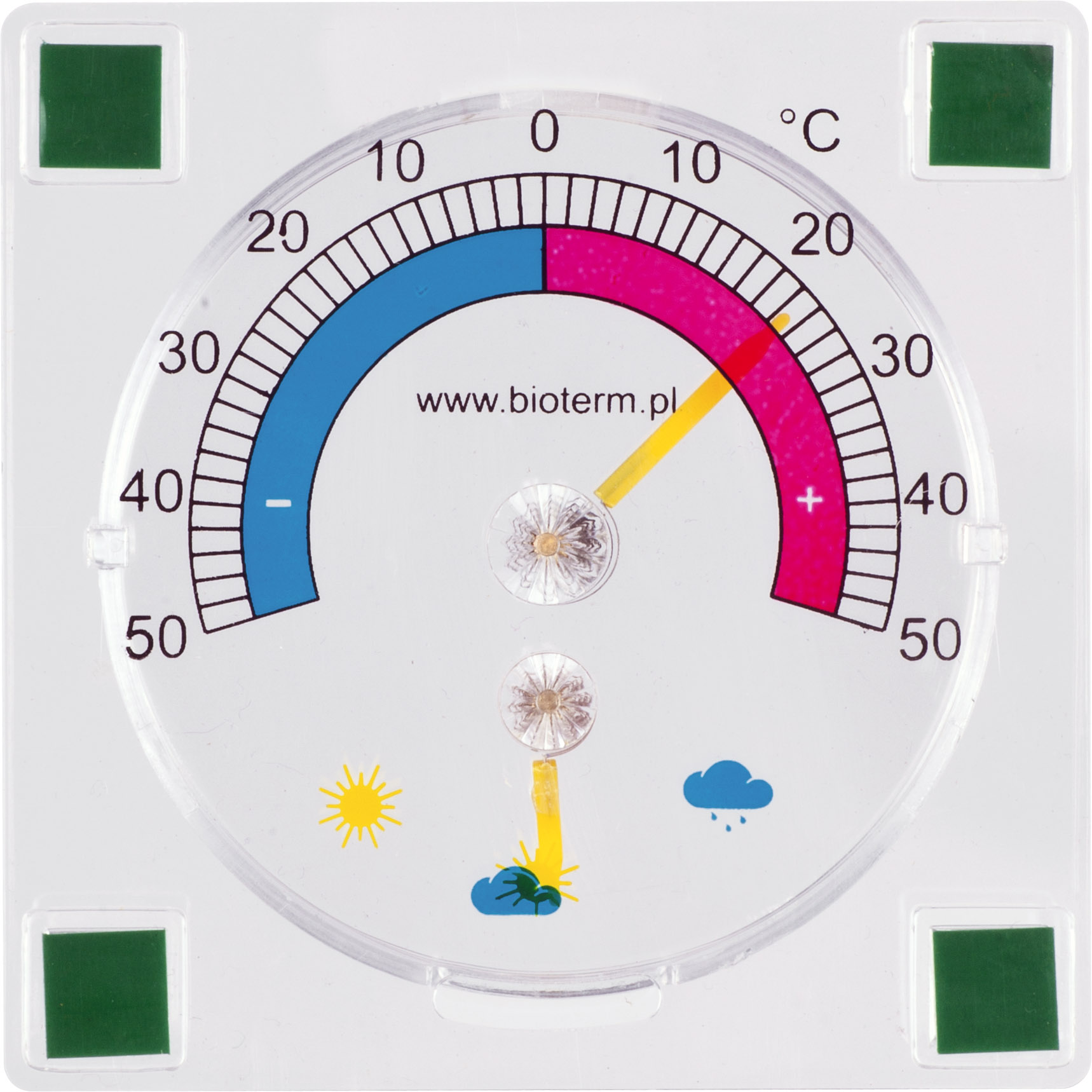 

Termometr Higrometr Zewnętrzny Okienny Browin