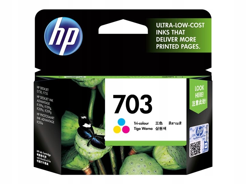 tusz Hp 703/300 CD888AE trójkolorowy do Hp D730 F735 K209A K510A