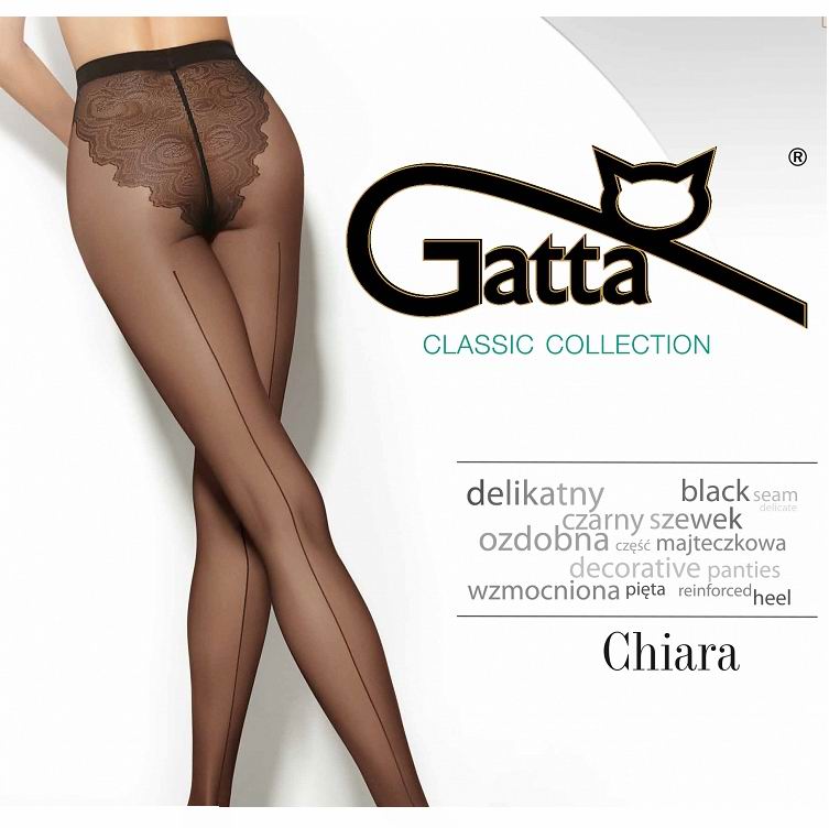 

Gatta A8083 rajstopy Chiara - 4 nero 20 Den