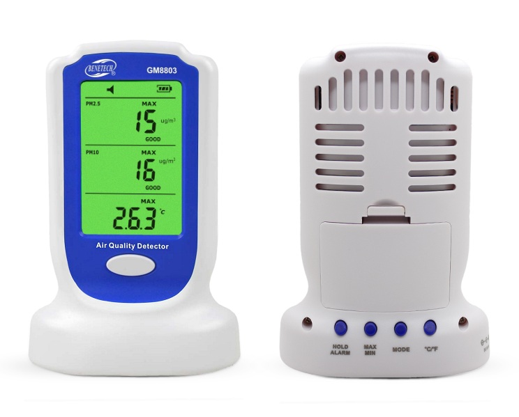

Laserowy Miernik Smogu Pyłomierz Pm 2.5 Pył Pm 10