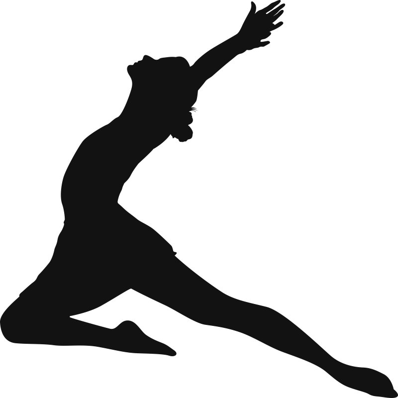 

Naklejka na ścianę Sport Tancerka taniec 100 cm
