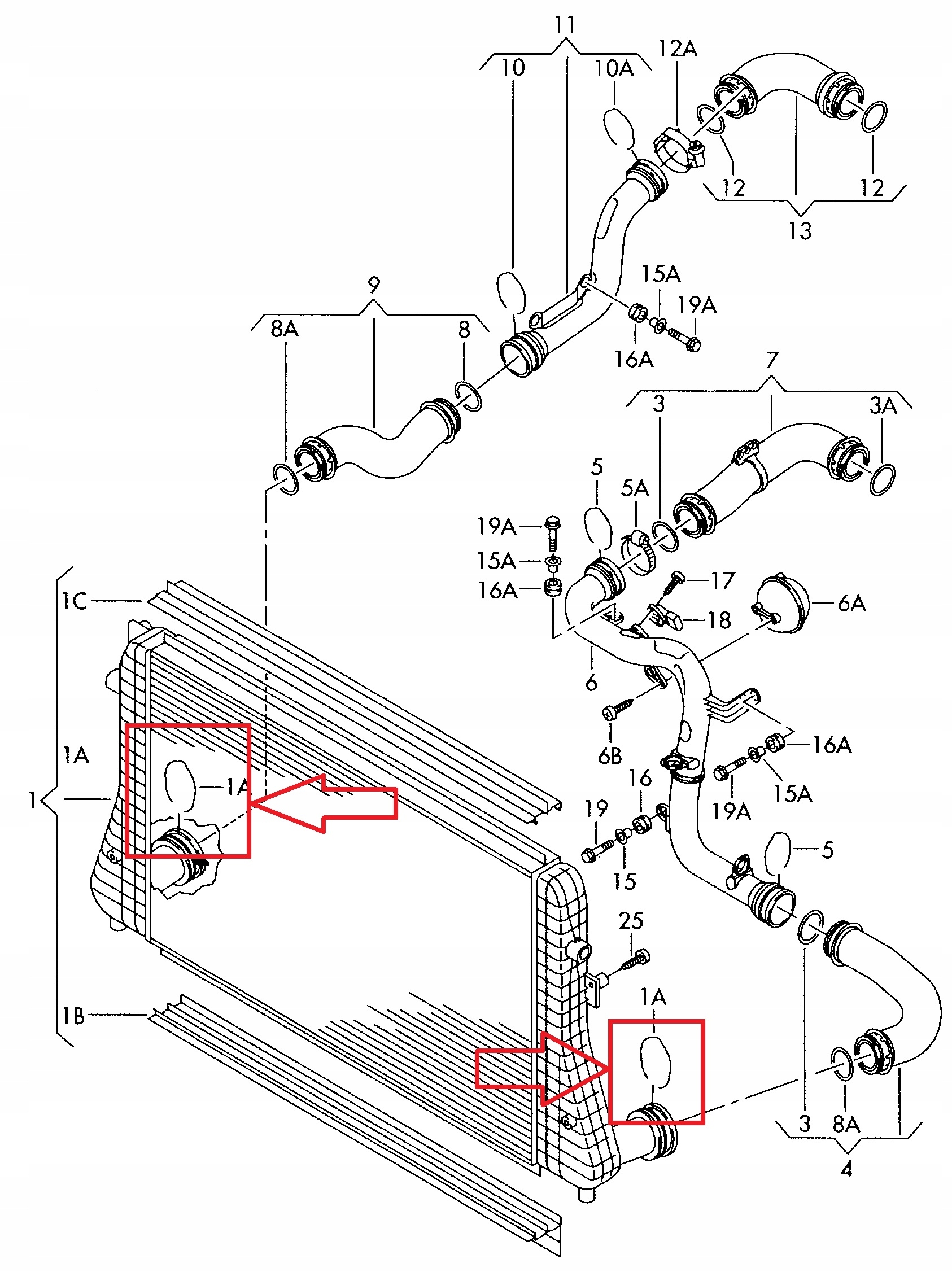 KLAMRA ZAWLECZKA TURBINY AUDI SKODA VW 1J0145769H EAN (GTIN) 5907472419383