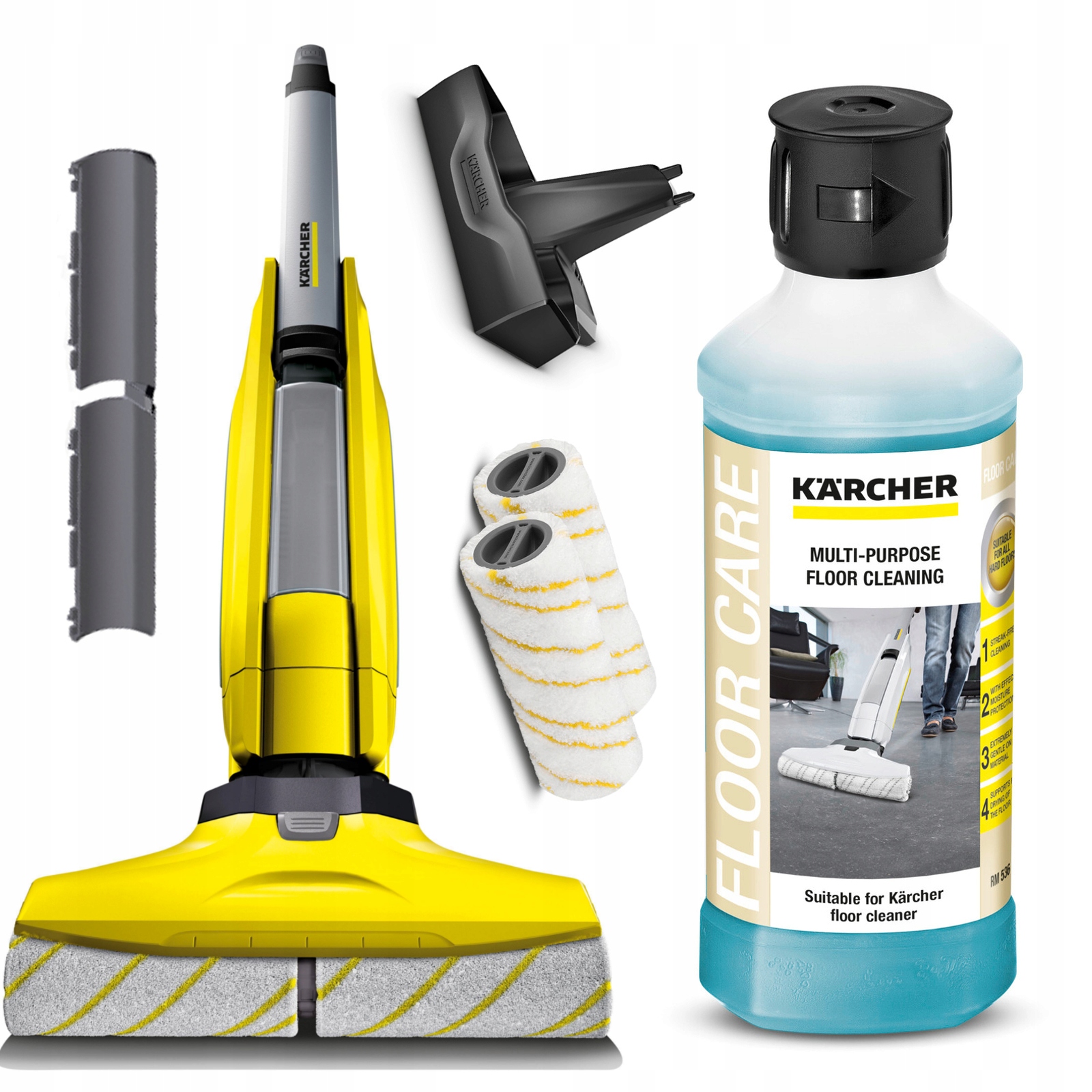 

Karcher Fc 5 Mop Elektryczny Odkurzacz+chemia Full