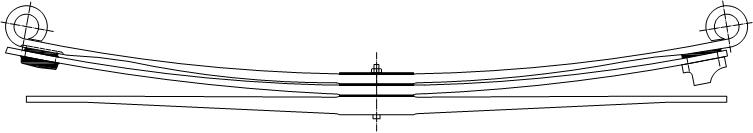 4220 - РЕССОРА РЕССОРА MERCEDES ATEGO ЗАДНЯЯ 3P