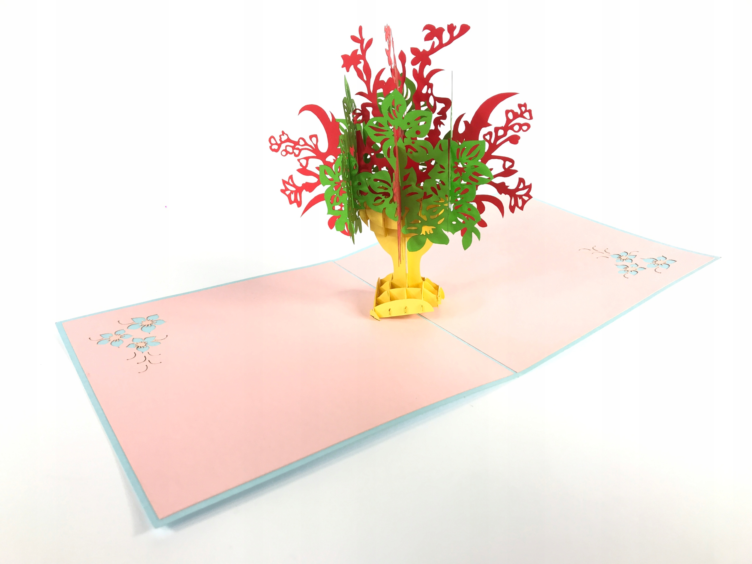 Kytica Kvetov, 3D pohľadnica Deň žien Deň matiek Deň babičiek Darček na svadbu