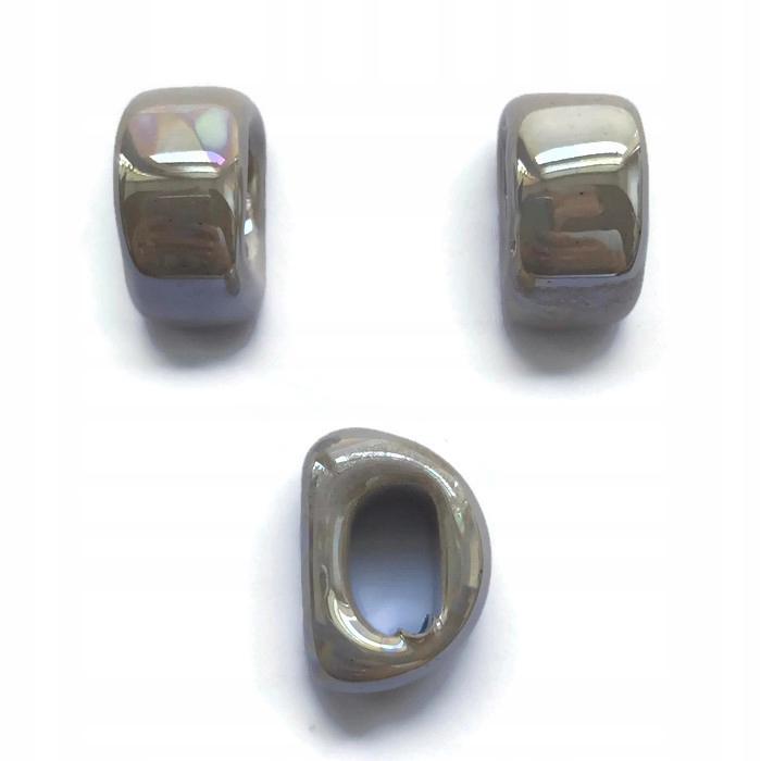 cc-192 Koralik przekładka ceramiczna 20x10mm kawa