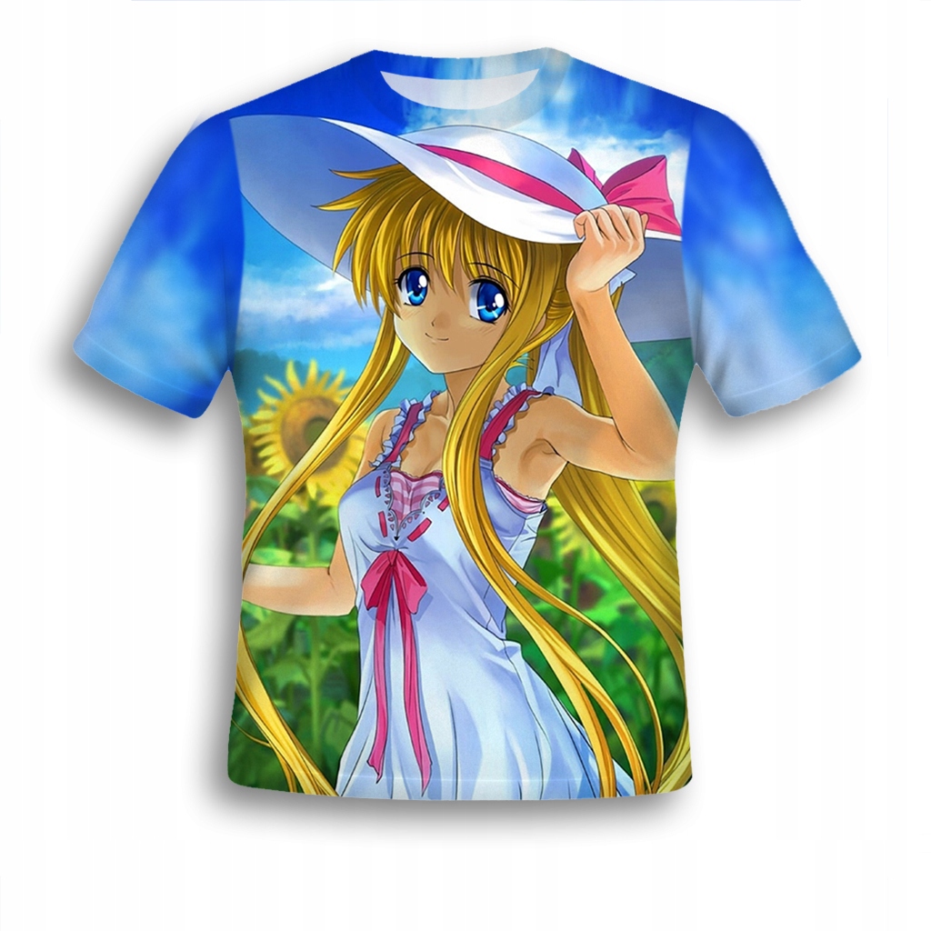 

Koszulka 3D Fullprint T-shirt Manga M Trwała Pl