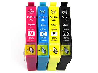 

4 Tusze do Epson T1811-4 XP302 XP305 XP402 XP405
