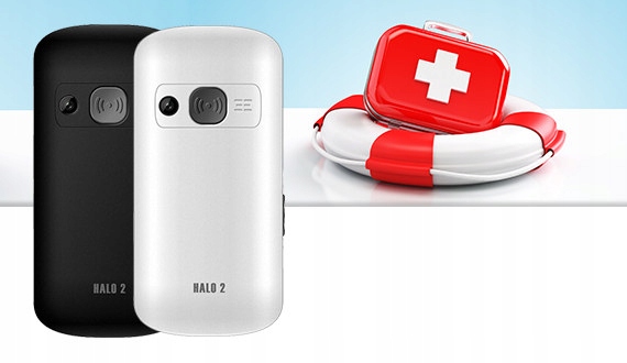 MyPHONE HALO 2 telefon dla seniora czarny baza stacja ładująca Funkcja SOS System operacyjny Pozostałe