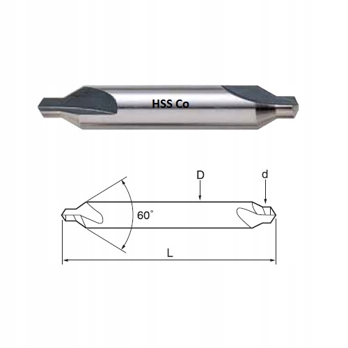 NAWIERTAK NAKIEŁEK 4MM 4,0 HSS-E HSS-Co KOBALTOWY Marka inna