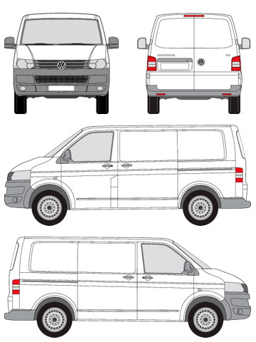 BAGAŻNIK PLATFORMA KOSZ VW TRANSPORTER T5 T6 L1H1 Numer katalogowy producenta 934-524 + 910-452 t5