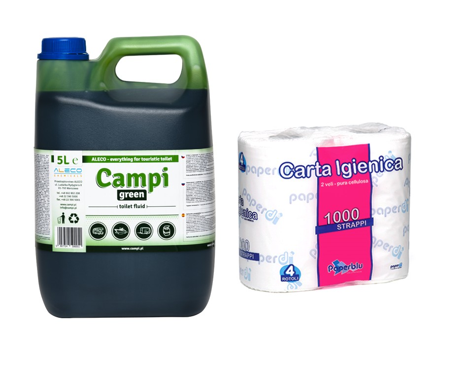 

Płyn Do Toalet Turystycznych Campi Green 5L Papier