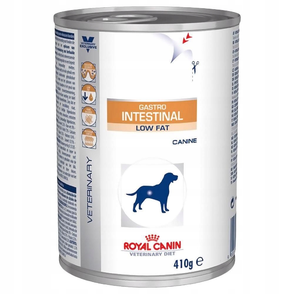ROYAL CANIN GASTRO INTESTINAL LOW FAT puszka 410 g 7775417379 - Allegro.pl