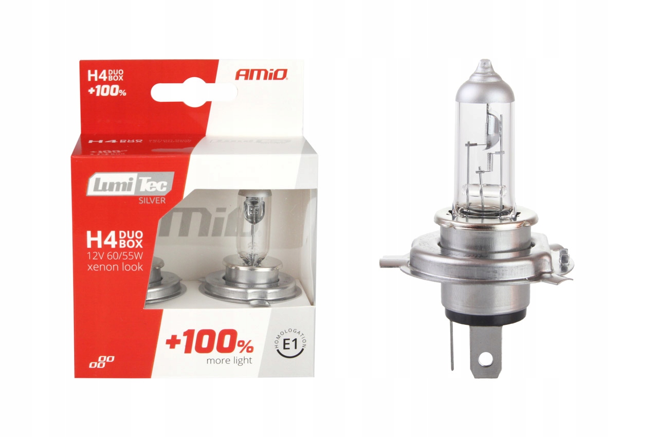 

Żarówki H4 55/60W 12V LumiTec Silver +100% Komplet