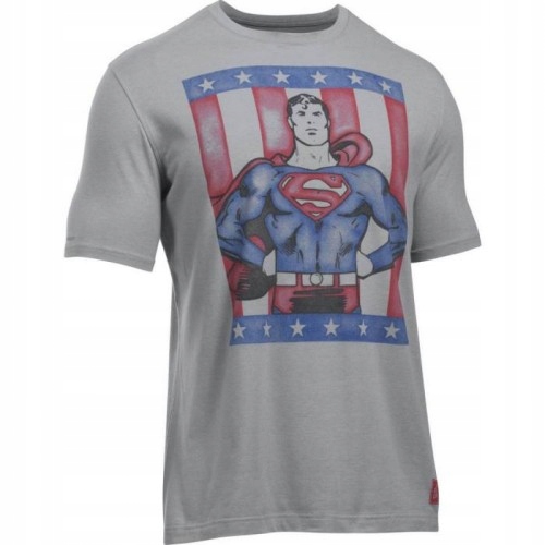 Under Armour Superman Retro Rozm M -20% Dekolt okrągły