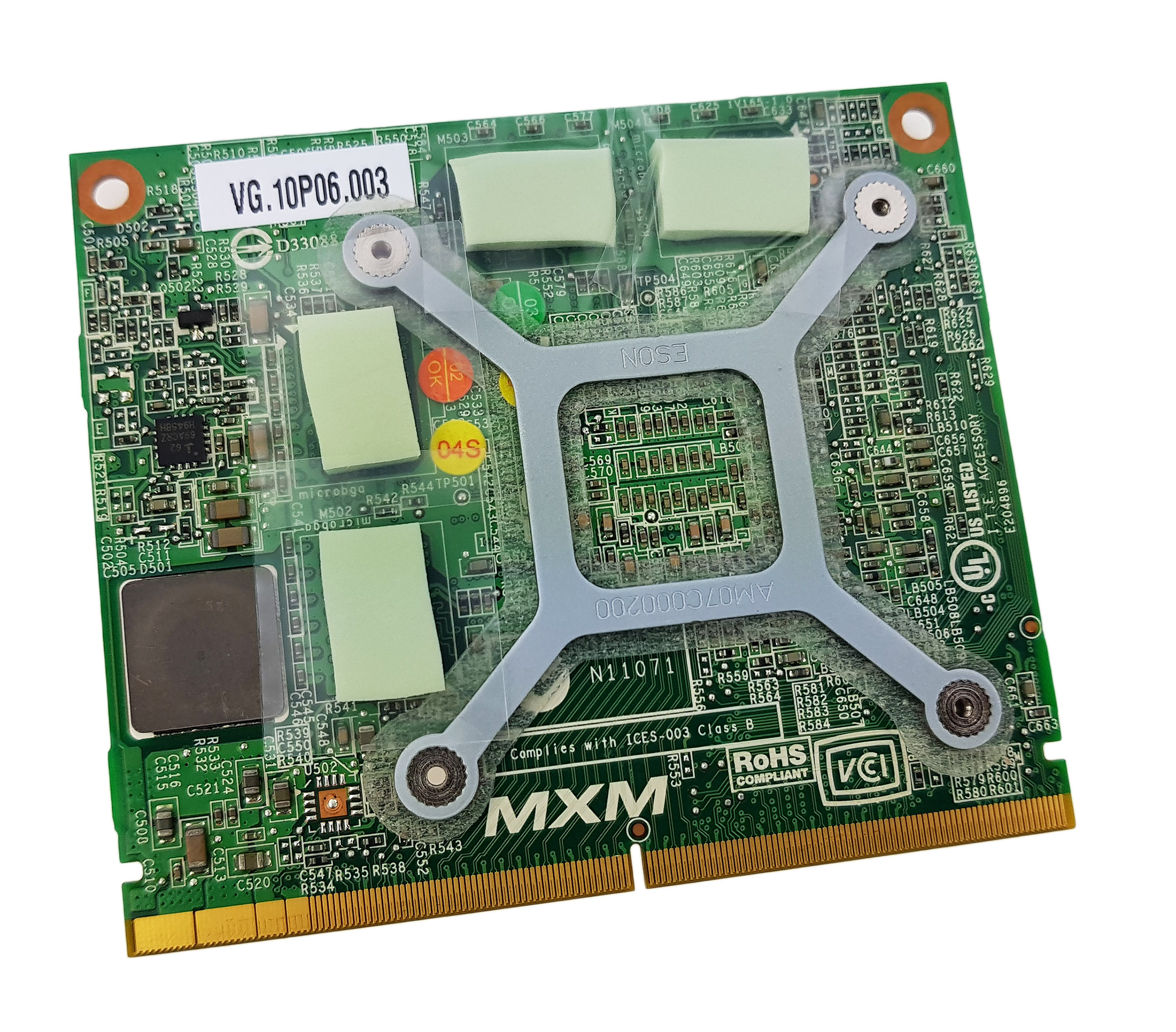нова відеокарта GEFORCE GT130M 1GB MXM від Acer