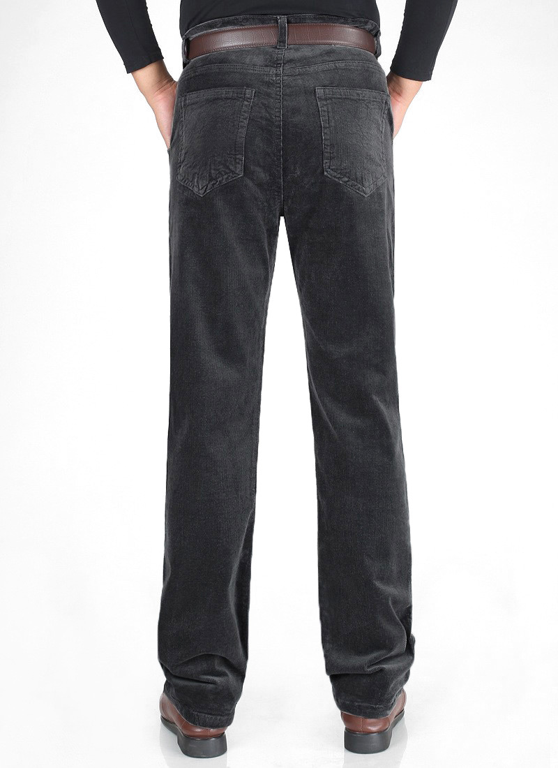 Spodnie Sztruksowe Męskie TANER r 94 cm/32 stalowe Rozmiar 37/32