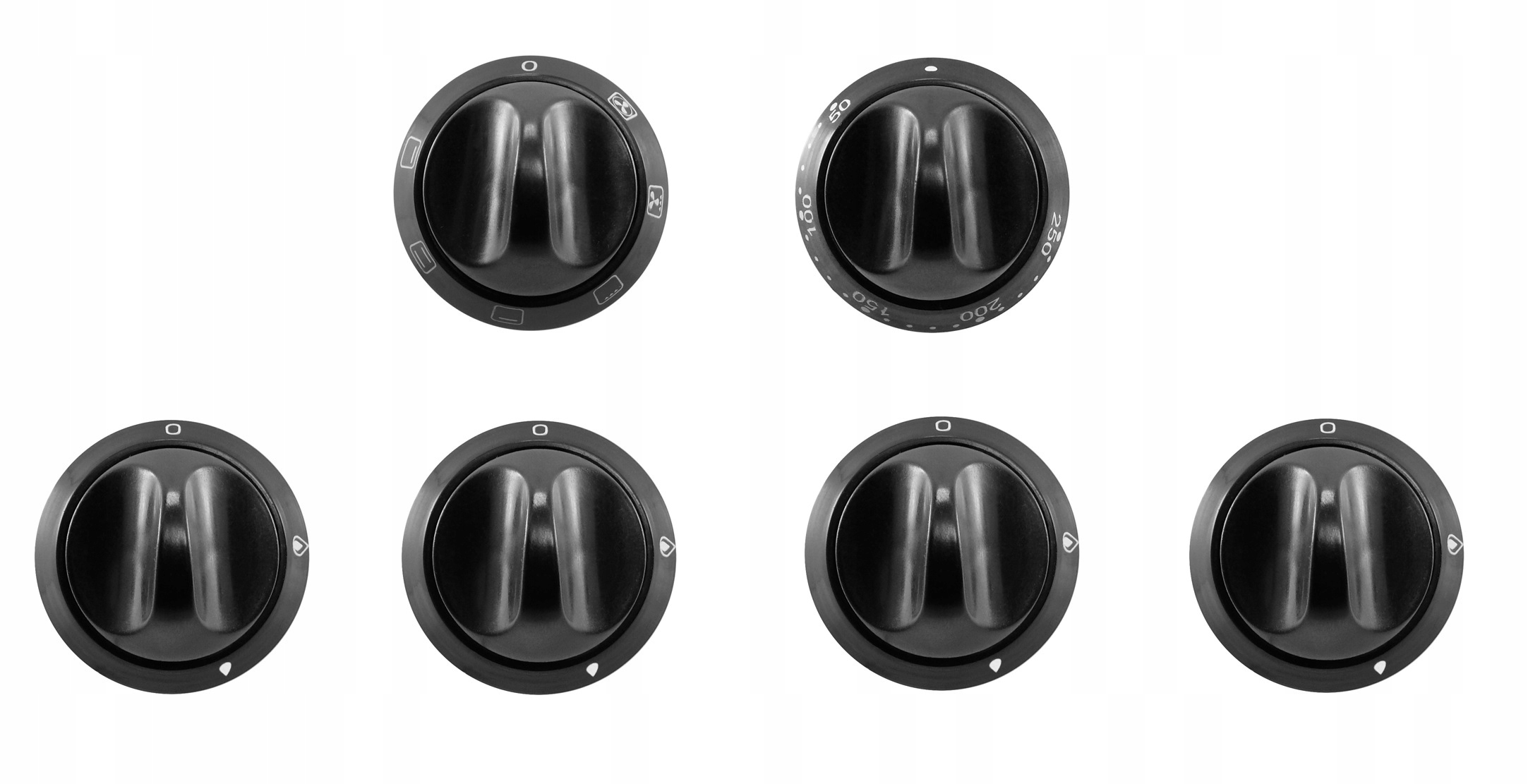 

Pokrętła Kuchenki Mastercook Dynamic KGE3468X 6szt