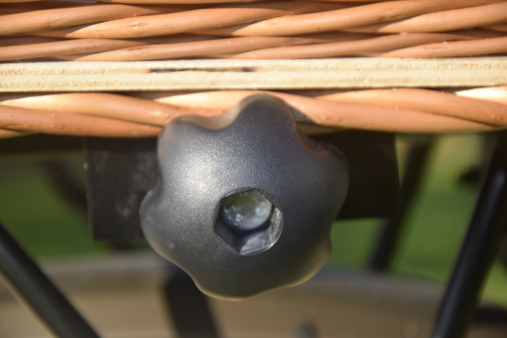 KOSZYK z wikliny Kosz na ROWER BAGAŻNIK zakupy XL Model wiklinowe-cuda