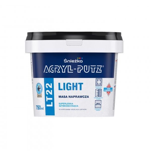 

Acryl Putz Light LT22 Masa Naprawcza 0,25L