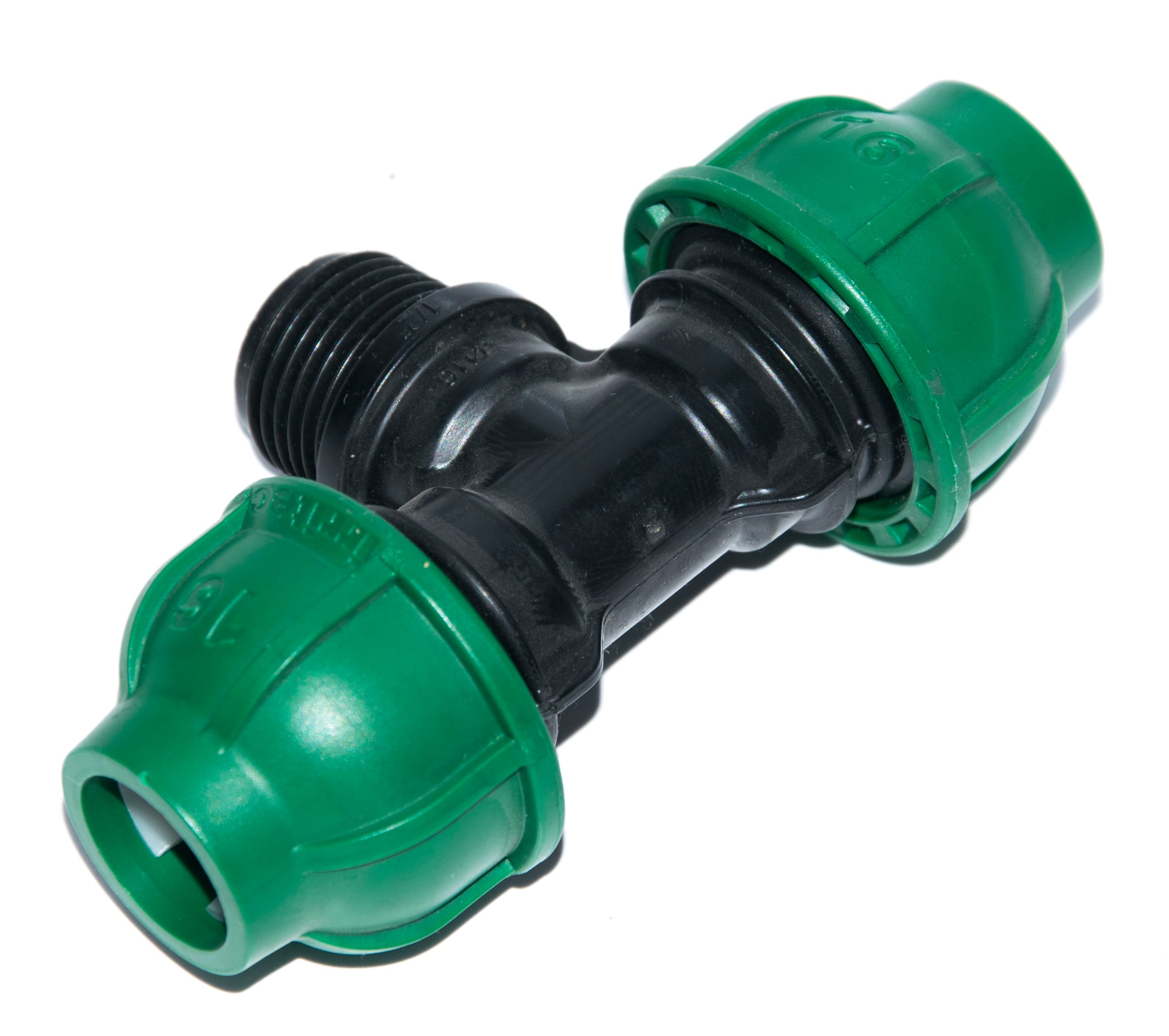 

Trójnik Pe z gwintem zewnętrznym 16-1/2"-16