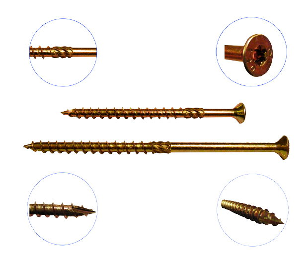 

Wkręty do drewna ciesielskie 3,5x40 Torx 500szt.