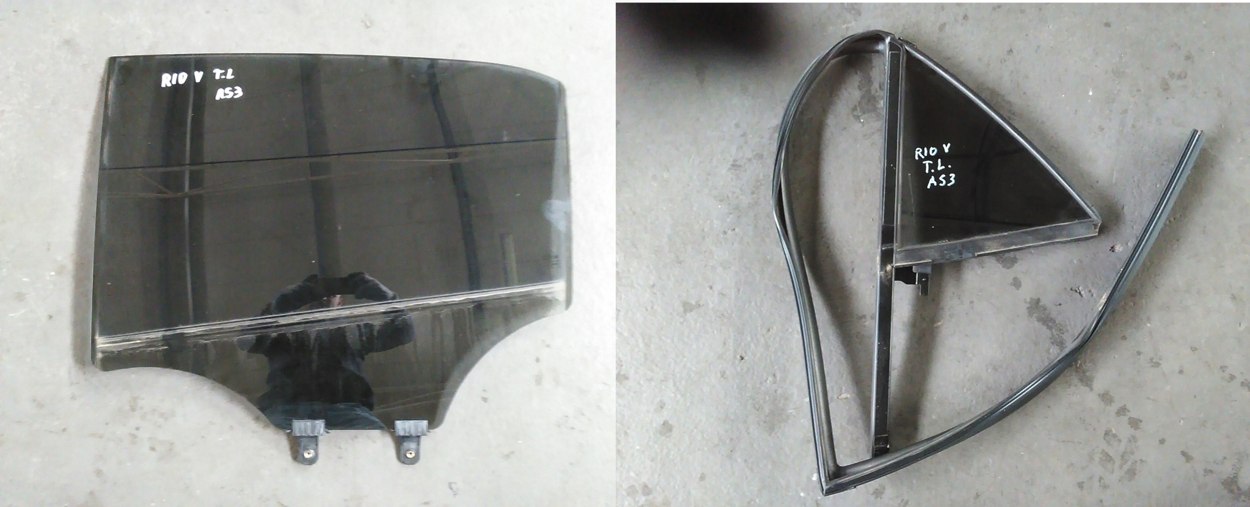 KIA RIO IV V 2017 20 SZYBA DRZWI TYL TYLNA LEWA