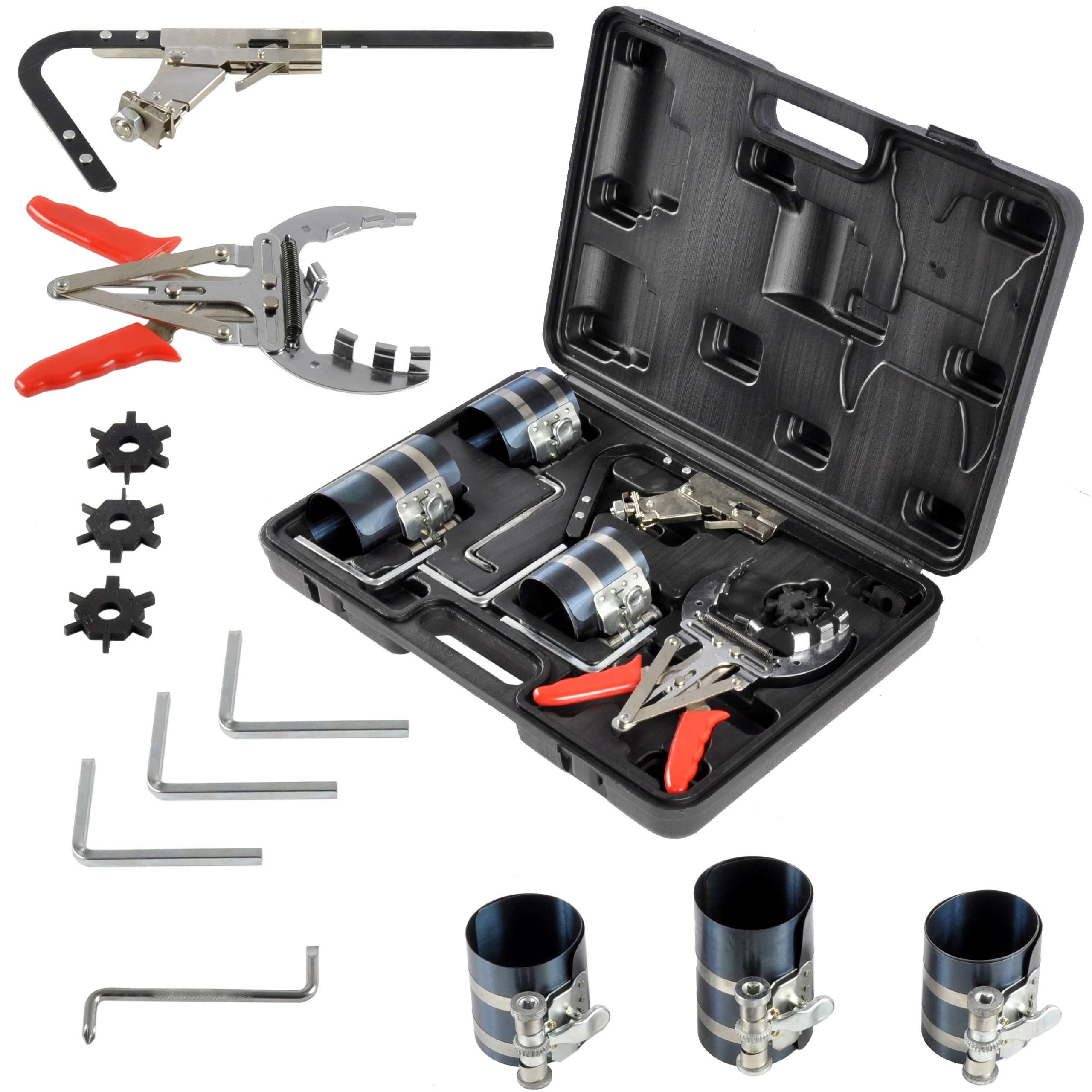 Комплект для демонтажа поршневых колец 53-175 мм