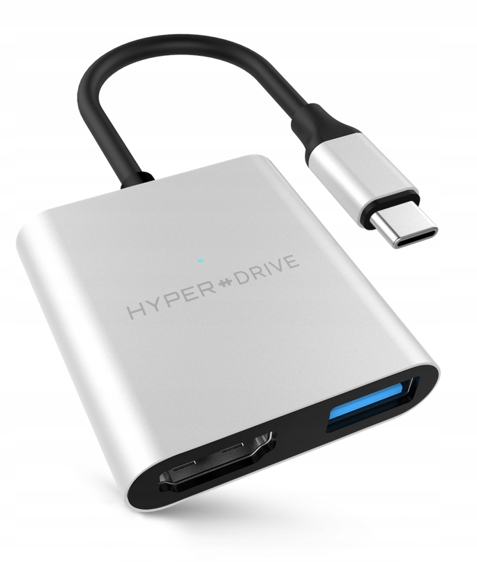 HyperDrive 4K HDMI 3-in-1 USB-C Hub Silver