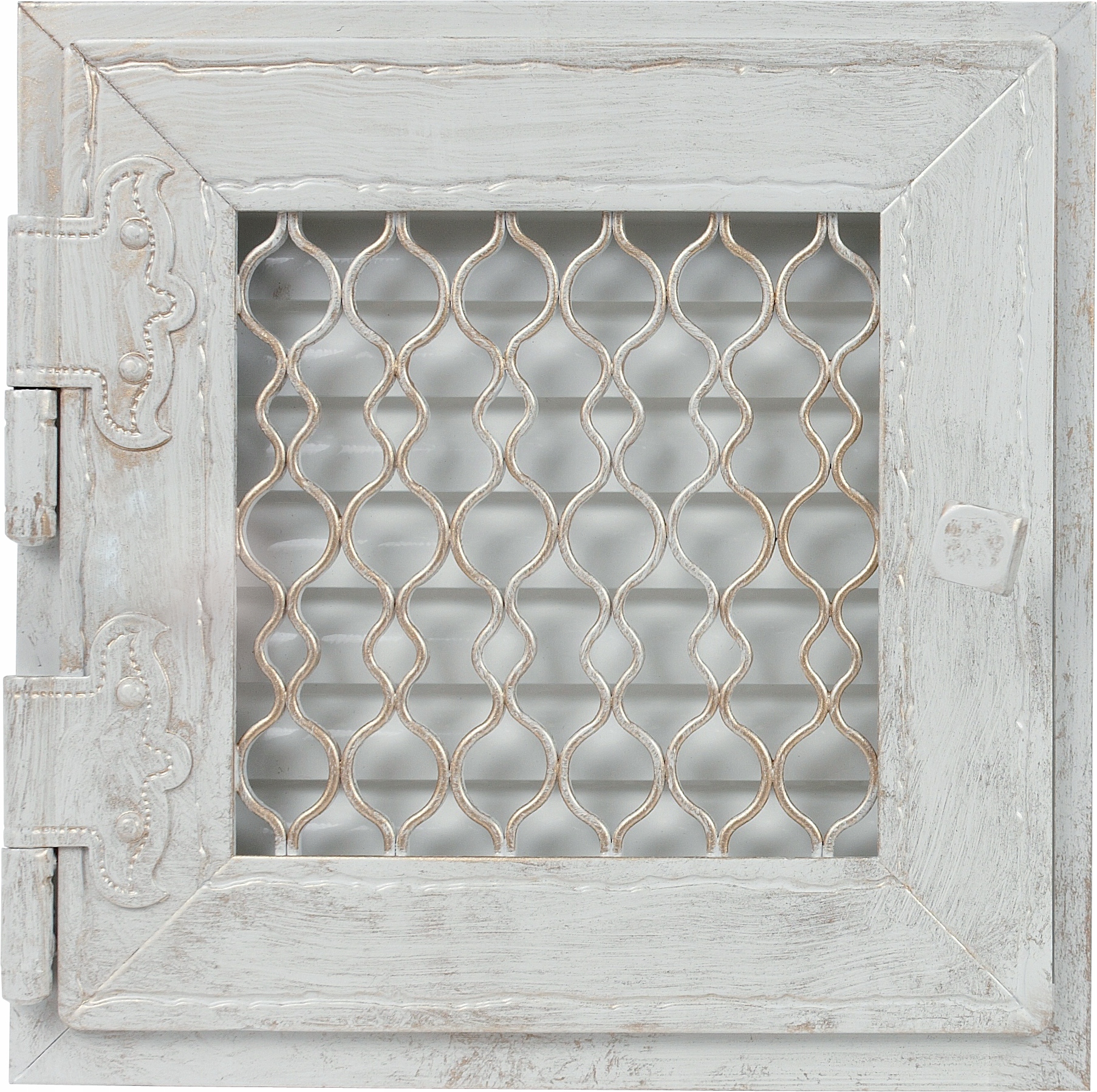 Krbová ventilačná mriežka Retro 22 biela