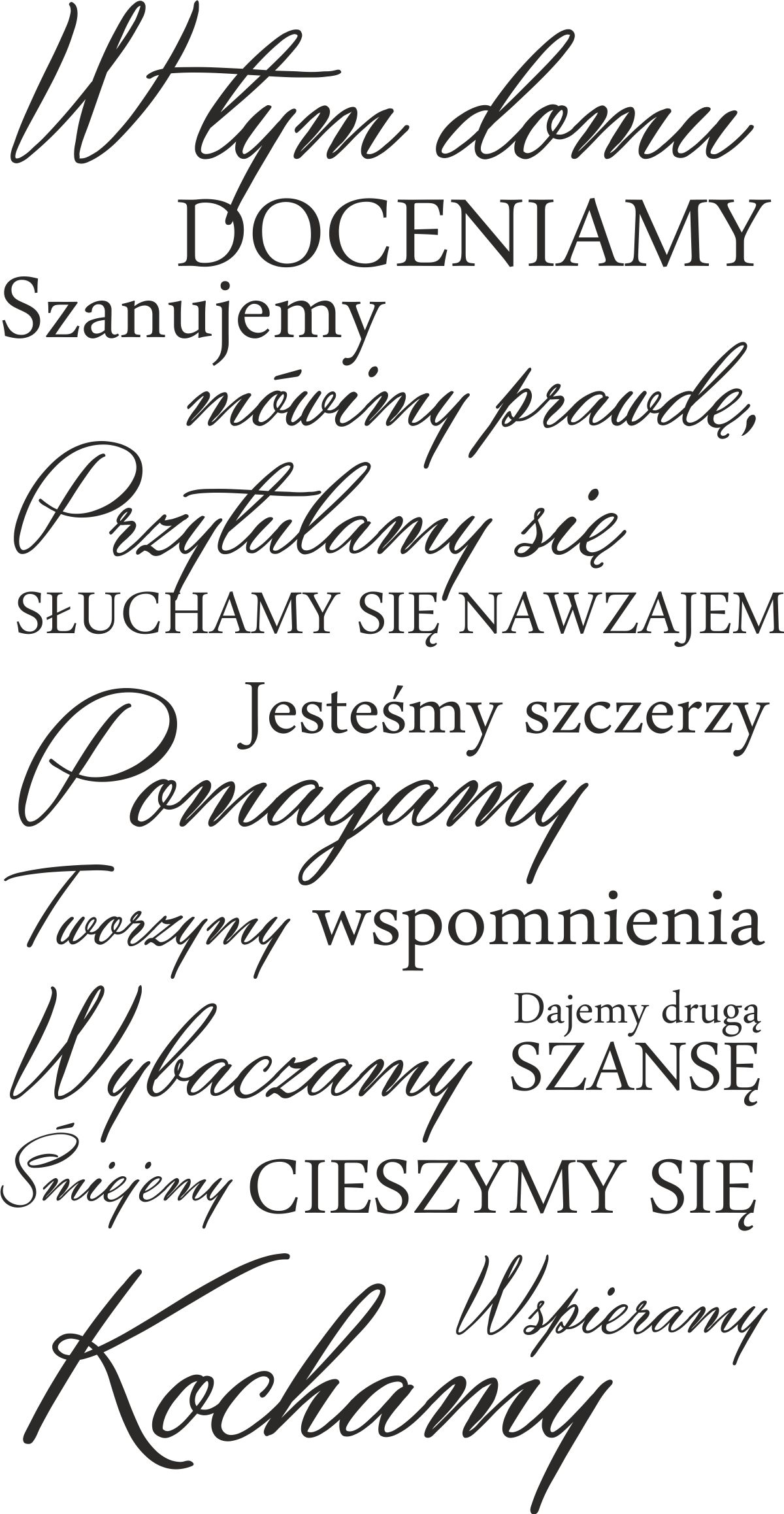 

Cytaty Napisy Naklejki Ścienne Na Ścianę 150cm
