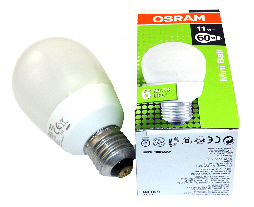 

Żarówka Energooszczędna Osram 11W 60W E27
