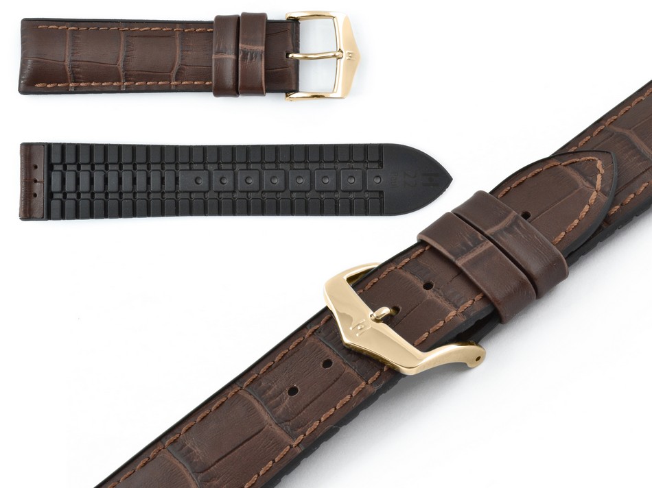 Pásek Hirsch Performance Paul Kůže/kaučuk 20 Gd