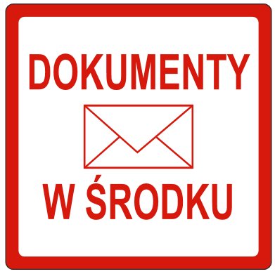 

Etykiety Samoprzylepne Dokumenty W Środku 100szt